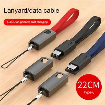 Hitro Polnjenje Podatkovnega Kabla USB 30 cm Zložljive Mikro USB/Tip C/8 Pin Kable Najlon Vrvice Kratek Kabel Za 14 13 12 11 Mx