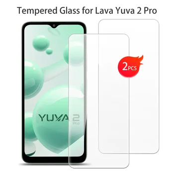Za Lava Yuva 2 Pro, Kaljeno Steklo Zaščitno NA Lave Yuva 2 Pro 6.52 Palčni Zaslon Patron Pametni Telefon Kritje Film