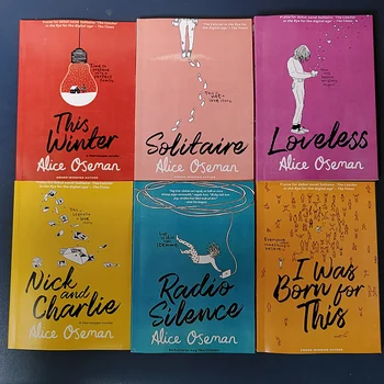 Alice Oseman Knjigo v angleški Roman Solitaire nick in charlie loveless to zimo Zbirka Knjig 3/6 knjigo po izbiri