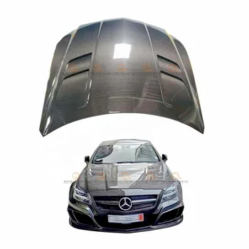 Ogljikovih Vlaken Avto Motor Nape Bonnet Zasnovan za Mercedes W218 CLS500 550 CLS63