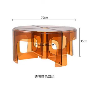 Nordijska Internet slaven INS okroglo mizico oblikovalec ustvarjalno mizo v kotu lahko razrezana kavč strani tabele escritorios