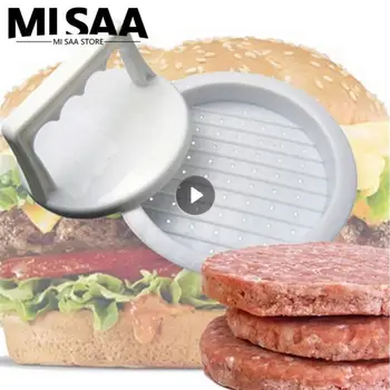 Bela Meatloaf Plesni Enostavnost Uporabe Mesa Orodja Bbq Dodatna Domače Burger Pritisnite Mesa Pie Krog Stisnjenega Mesa Tortni Model Krog