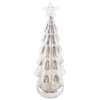 1Pc Stekla Božična Drevesa LED Svetlobna Deco Za Dom Božič Romantično Vzdušje Počitnice Okraski