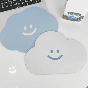 Lepe Risanke Oblaku Preprosto Železnica Nepremočljiva Tabela Pad Ustvarjalne Vode Pokal Pad Office Desktop Mouse Pad nedrsečo Mat