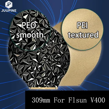 Za Flsun V400 Peo Ploščo 3D Tiskalnik Graditi Ploščo Okrogle PEI Stanja Dia 309mm Teksturirane PEI Magnetni Pomlad Jekla Flex Posteljo PEO Stanja