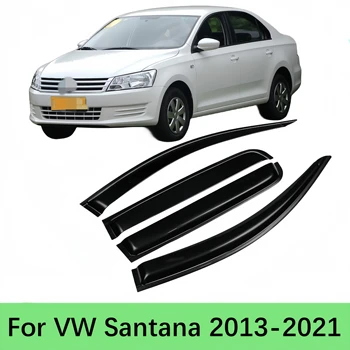 Za VW Santana 2013-2021 Strani Okna Ščitnik proti Soncu, Dežju Deflektor Stražar platnene strehe Zavetišča Samolepilna Kuverta Trim Avto Styling Dodatki