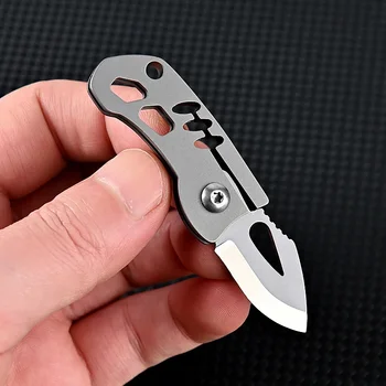 D2 Jekla Žep Folding Nož Visoko Trdoto Prostem Nož Mini Prenosni Noži Prenosni Keychain Obesek