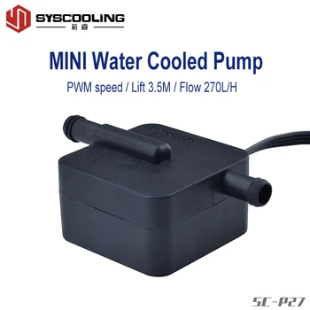 Syscooling Mini Črpalka Voda Odvajanje Toplote Industrijske Opreme Računalnika Vode Črpalka za Vodo Šoba Notranji Premer 6 Malih SC-P27