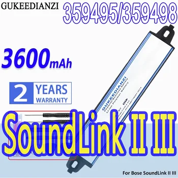 GUKEEDIANZI Baterije 359495 359498 330105 404600 3600mAh za Zvočnik Bose II SoundLink III Bluetooth Baterije