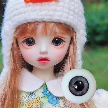 Bjd Lutka Steklene Oči Biseri Naravne Sive Oči 18 mm Normalno Iris Lutka Dodatki