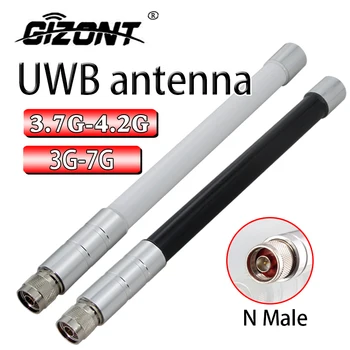 UWB-antena 3-7G vsesmerni bazne postaje dobiček iz steklenih vlaken, vodotesna antena, N moški 3.7 G-4.2 G-3.5-3.6-4.8 G-4900mhz 5G