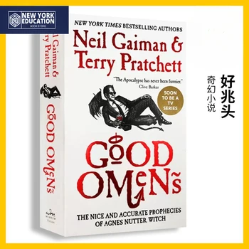Dobro Omens (Angleška Različica) Fantazijski Roman, Horror Fantastika Komedija Roman Knjiga