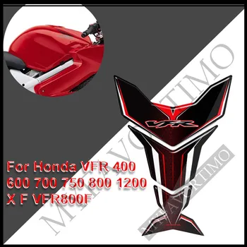 Za Honda VFR 400 600 700 750 800 1200 X F VFR1200F Motocikel Zaščitnik Tank Pad Nalepke Nalepke Plinskega Olja Komplet Kolena Emblem Logotip