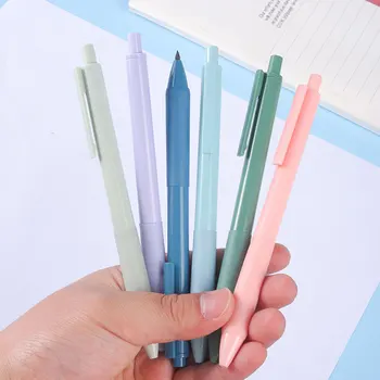 60Pcs Pritisnite Svinčnik korejski Tiskovine Infinity svinčniki Neomejeno Pisni obliki Peresa Mehanske Svinčnik Šolske Potrebščine