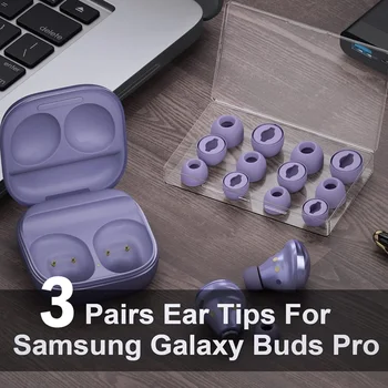 Mehki Silikonski Ušesni Nasveti za Samsung Galaxy Brsti Pro Čepkov Slušalke Eartip Pribor L M S Velikost Zamenjava Slušalka Blazine