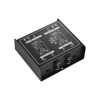 Pasivno Zvočno DI Box DI2 neposredno polje Audio Converter Neposredno Vbrizgavanje z Nizkim Šumom, Kitaro, Bas DI-2-Kanalni Kitaro, Bas Mešalnik Zvoka