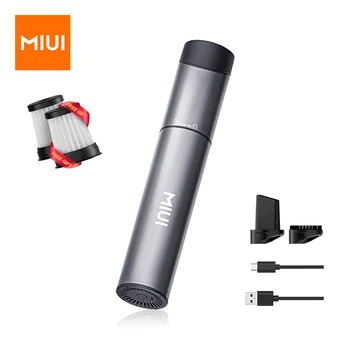MIUI Akumulatorski Ročni sesalnik Prenosni USB za Polnjenje Avto Vakuum 2-Sesalna Moč Mini & Cool Model-X（Aluminij Zlitine）
